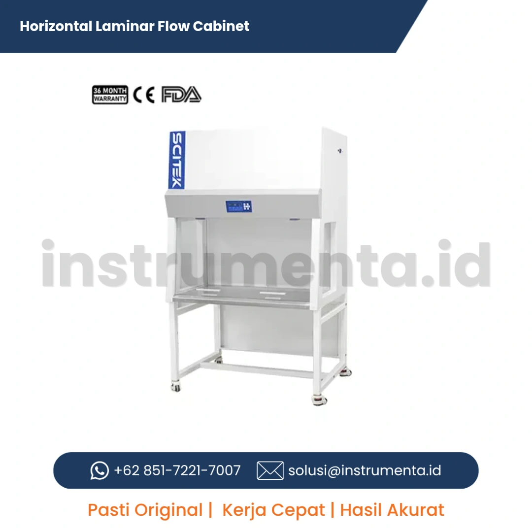 Authorized Distributor Horizontal Laminar Flow Cabinet SCITEK BBS-H Series Meja Kerja Steril Aliran Horizontal HEPA Filter Laboratorium Klinik